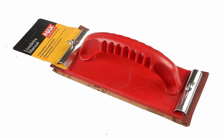 Lixadeira Manual Max de Plástico 220x80mm Vermelha 139