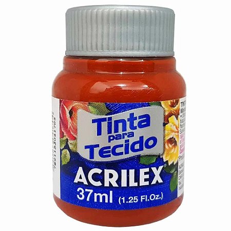 Tinta para Tecido Acrilex 37ml Cerâmica 506 com 12 unidades