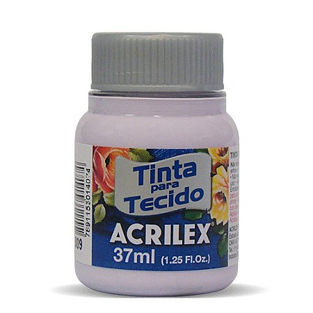 Tinta para Tecido Acrilex 37ml Lilás Bebê 809  com 12 unidades