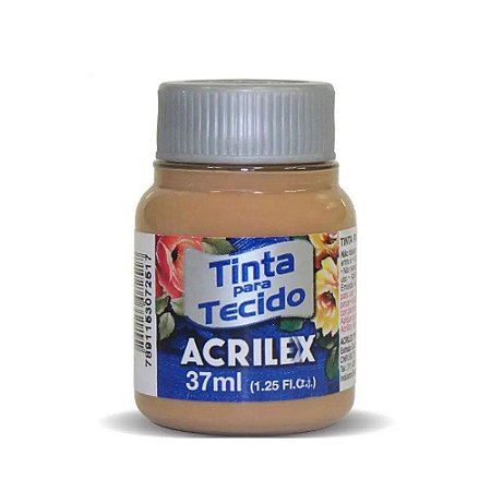 Tinta para Tecido Acrilex 37ml Capuccino 585 12 unidades