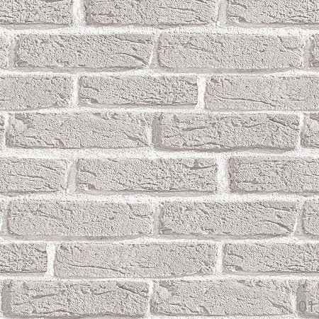 Plástico Adesivo Plavitec Contact 45cm x 10m Tijolo Branco