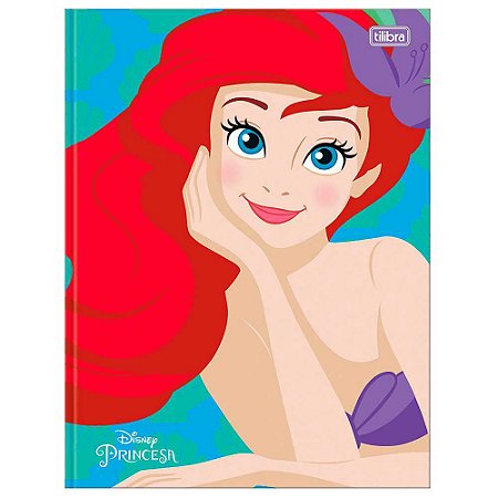 Caderno Tilibra Capa Dura Princesas Disney 80 Folhas 05 unidades