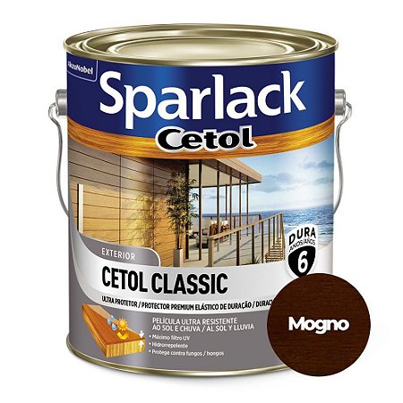 Verniz Cetol Classic Sparlack Brilhante Mogno Galão 3,6 Litros