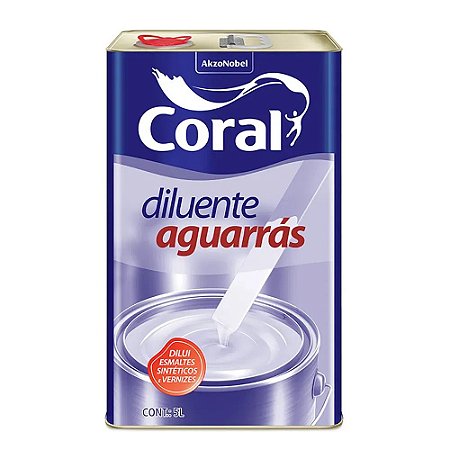 Diluente Aguarrás Coral Galão 5 Litros