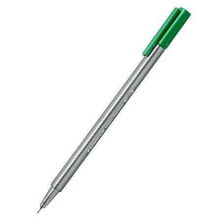 Caneta Hidrográfica Ultra Fina Staedtler 0.3mm Verde 10 Unidades