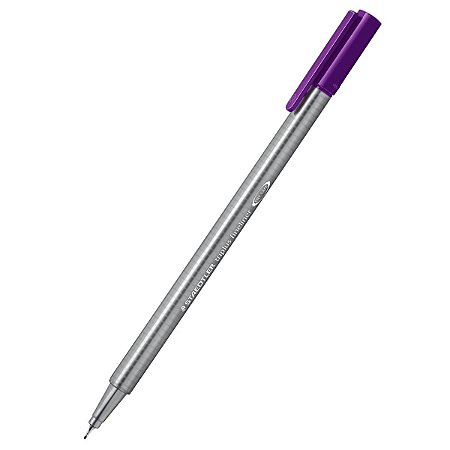 Caneta Hidrográfica Ultra Fina Staedtler 0.3mm Violeta 10 Unidades