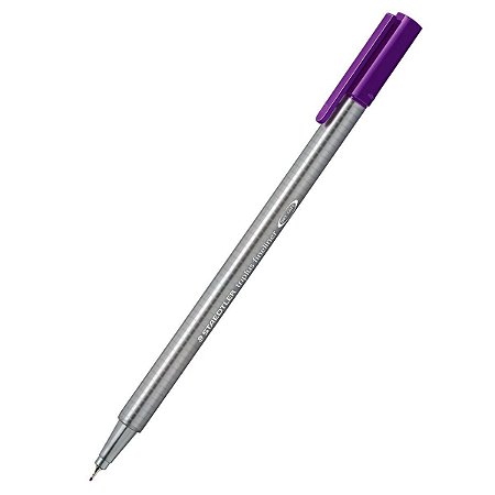 Caneta Hidrográfica Ultra Fina Staedtler 0.3mm Red Violeta 10 Unidades