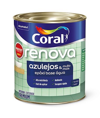 Tinta Wandepoxy Coral Base Água Acetinado Branco 900ml