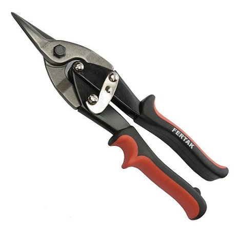 Tesoura Aviação para Funileiro Fertak Reta 10"
