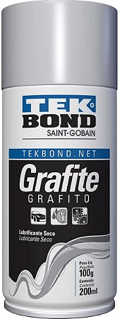 Grafite Lubrificante Tekbond Seco Spray 100g 200ml