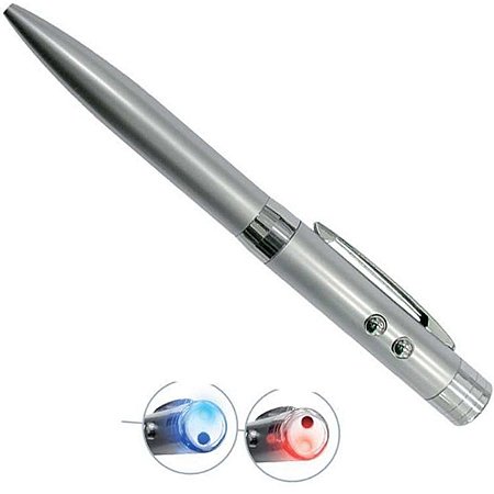 Caneta Esferográfica Cis Laser Pen 1.0mm Média Azul Retrátil