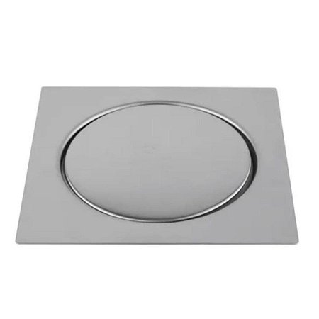 Grelha Sem Caixilho Click Leão 15x15cm Aço Inox