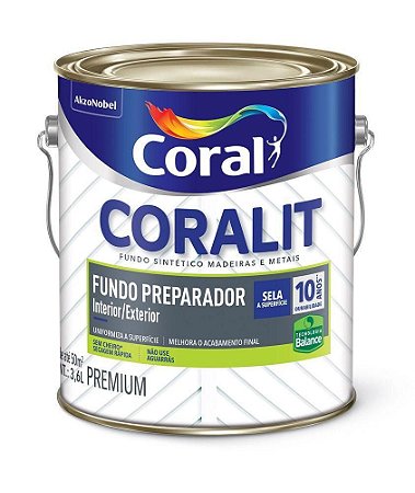 Coralit Fundo Preparador Coral Tecnologia Balance 3,6 Litros