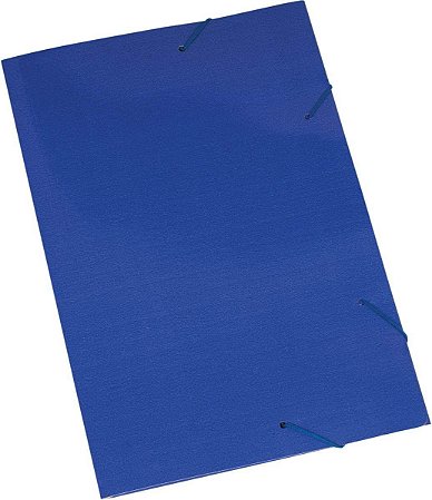 Pasta Papelão com Elástico Polycart Azul 340 x 230mm 20 Unidades