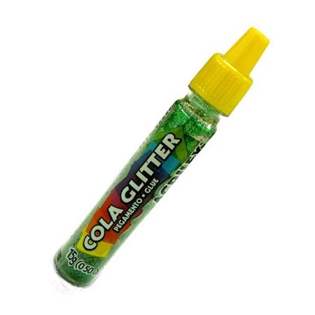Cola Glitter Acrilex 15g - Verde 206 12 unidades