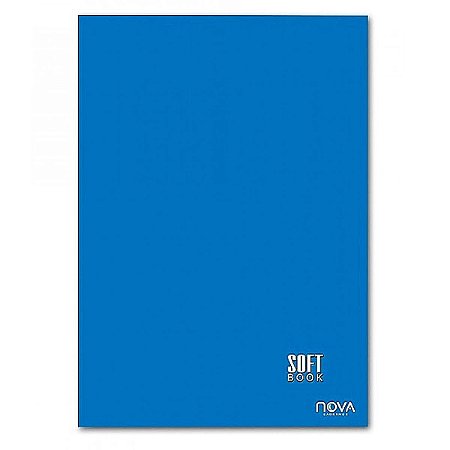 Caderno Nova Capa Dura 1/4 com 48 Folhas Contém 5 Cadernos Azuis