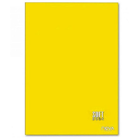 Caderno Nova Capa Dura 1/4 com 48 Folhas Contém 5 Cadernos Amarelos
