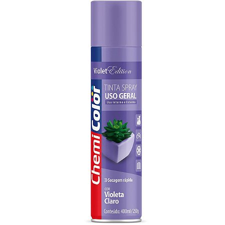 Tinta Spray Chemicolor Uso Geral Violeta Claro 400ml 201