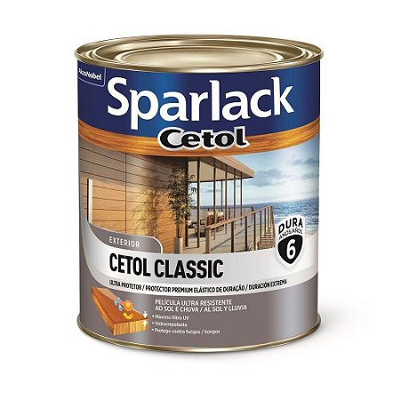 Verniz Sparlack Cetol Classic Brilhante Mogno 900ml