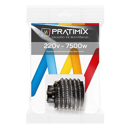 Resistência Pratimix Mega Banho 127V 7500W Ref CMB275