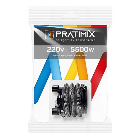 Resistência Pratimix Nova Ducha 220V 5500W Ref SI0255