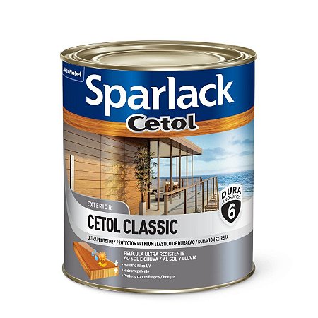 Verniz Cetol Classic Sparlack Canela Acetinado 900ml