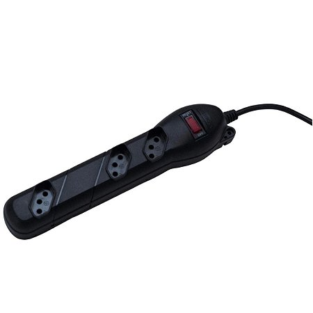 Filtro de Linha QFL3 Qualitronix 3 Tomadas Preto