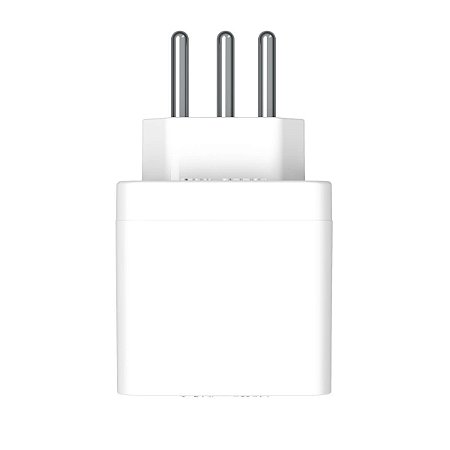 Protetor Eletrico Para Tomada Qualitronix Tripolar 10A Branco