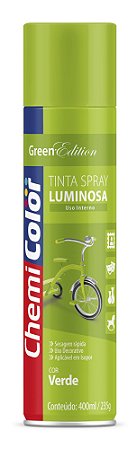Tinta Spray Luminosa Chemicolor Verde 400ml 142 6 Unidades