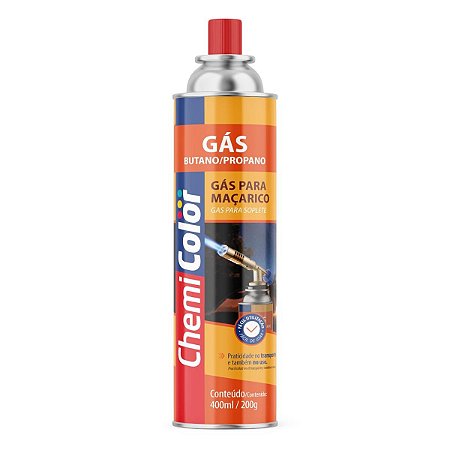 Gás para Maçarico Chemicolor 400ml/200g