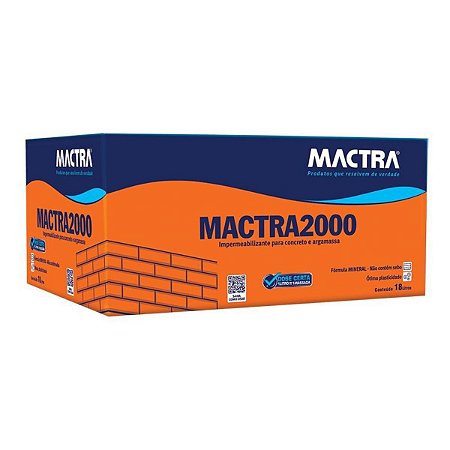 Impermeabilizante Mactra Mactra2000 18L PR C/9 Saches