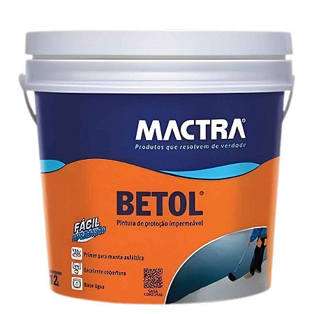 Impermeabilizante Betol Ecologico Mactra  12L Marrom Escuro