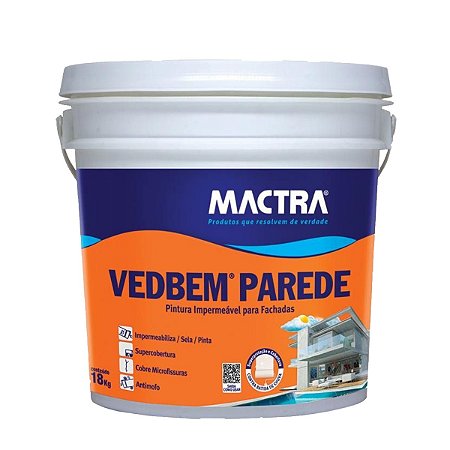 Impermeabilizante Mactra VedBem Parede 18kg