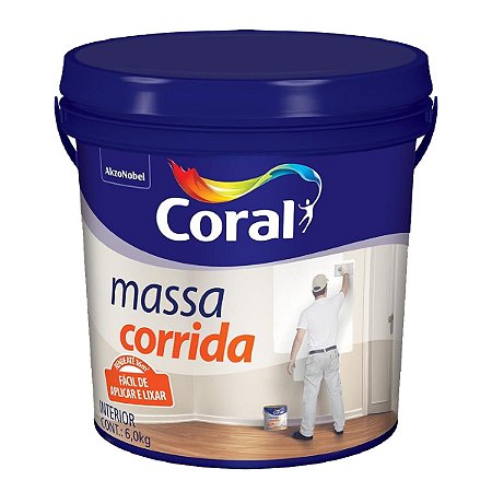 Massa Corrida Interna 5,7Kg Coral