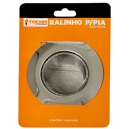 Ralinho para Pia Tocha de Aço Inox 9,0cm C/ Borda