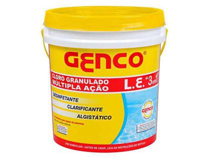 Cloro Genco Multi Ação 3 em 1 L.E Balde 2,5kg
