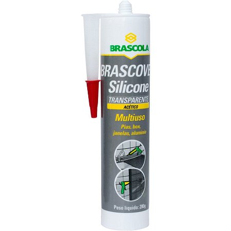 Silicone Brascoved Brascola 280g Incolor