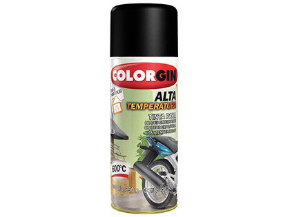 Tinta Spray Colorgin 724 Alta Temperatura Branco