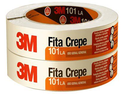 Fita Crepe 3M 48mm x 50m 101LA Pacote com 02 Unidades