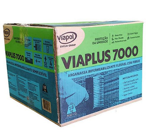 Impermeabilizante Viaplus Viapol 7000 Caixa com 18Kg