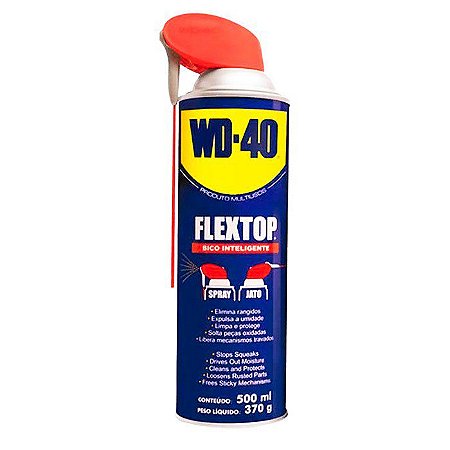 Óleo Desengripante WD-40 Flextop 500ml 370g