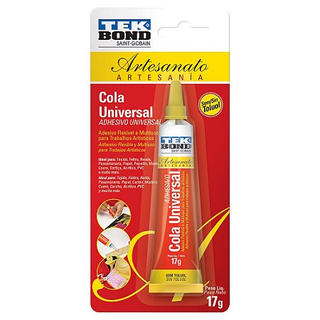 Cola Super TekBond Universal 17g Caixa com 12 Unidades