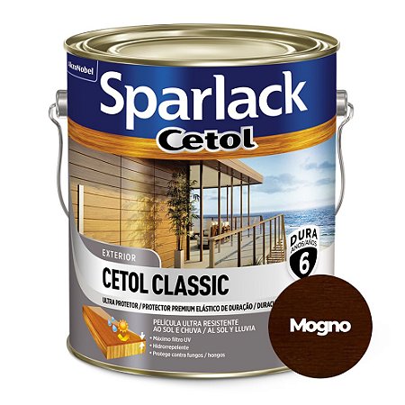 Verniz Cetol Sparlack Brilhante Mogno Galão 3,6 Litros