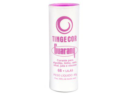 Corante Tingecor Guarany Lilás 40g Embalagem com 06 Unidades