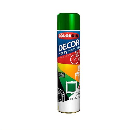 Tinta Spray Colorgin Decor 874 Verde Amazonas