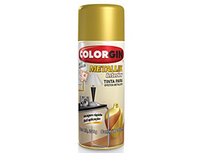 Tinta Spray Colorgin Metallik 051 Cromado