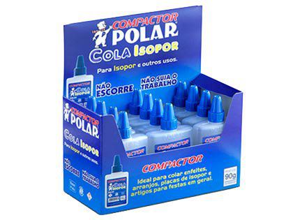 Cola Polar Isopor 90g Caixa com 12 Unidades