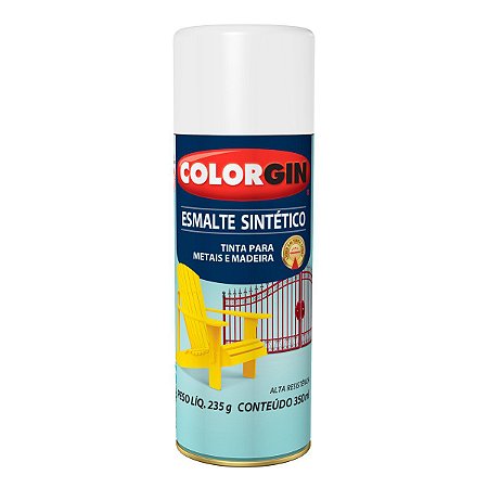 Spray Colorgin Esmalte Sintético 745 Branco