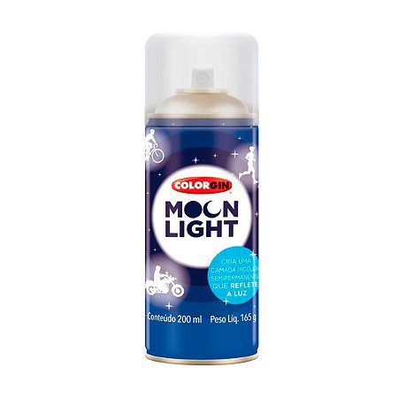 Spray Colorgin Refletivo Moonlight Incolor 200ml/165g
