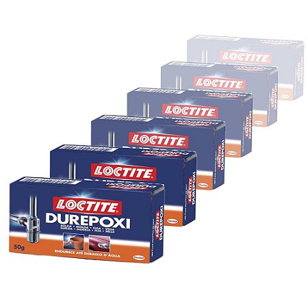 Massa Adesiva Loctite Durepoxi Henkel 50g Caixa com 12 Unidades